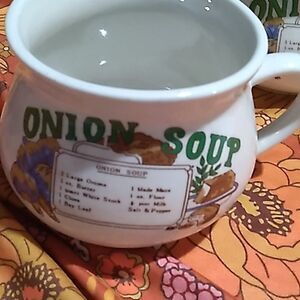 Vintage Onion Soup Bowl